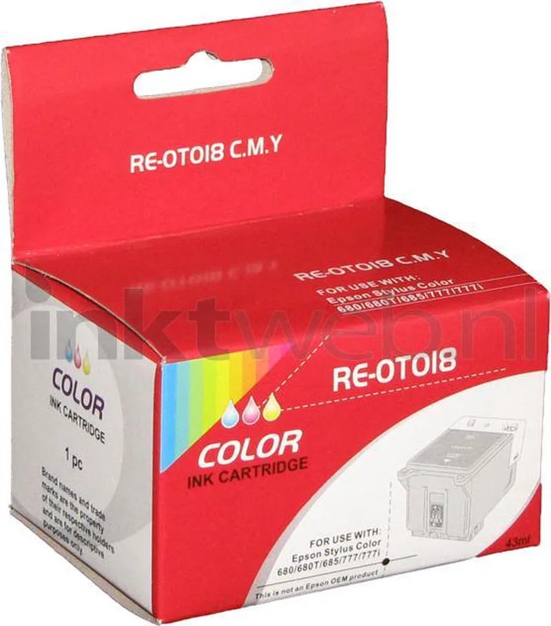 inktcartridge T018401 kleur de Epson en Kleur – photo produit