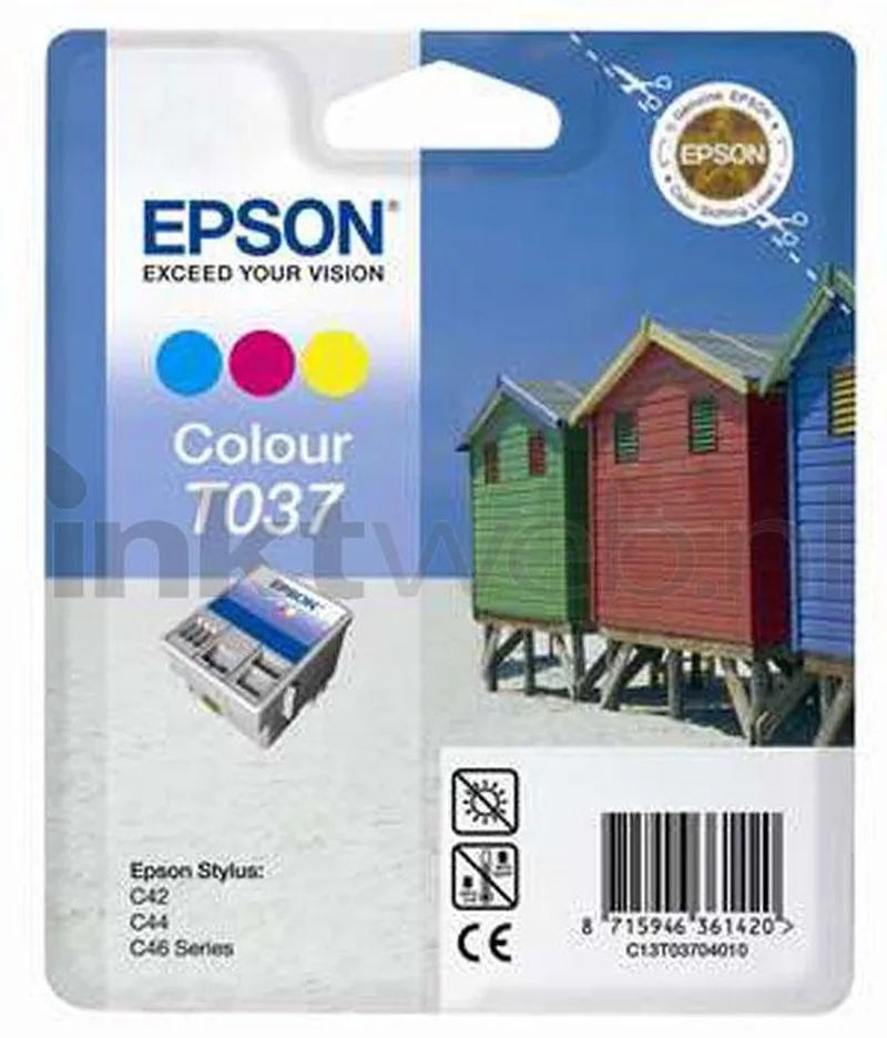 inktcartridge T037040 kleur de Epson en Kleur – photo produit