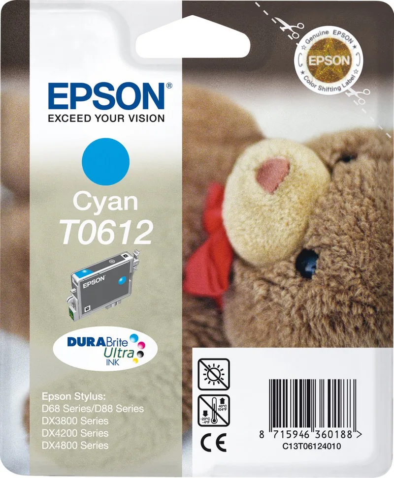 Inktcartridge T06124010 - Cyaan von Epson in Cyaan – Produktfoto