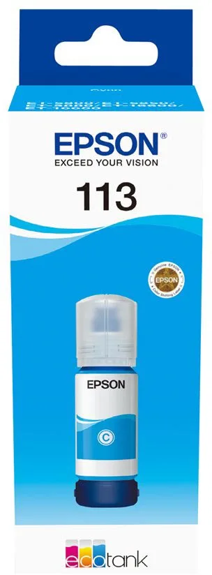 inktfles 113, 6.000 pagina's, OEM C13T06B240, cyaan van Epson – productfoto