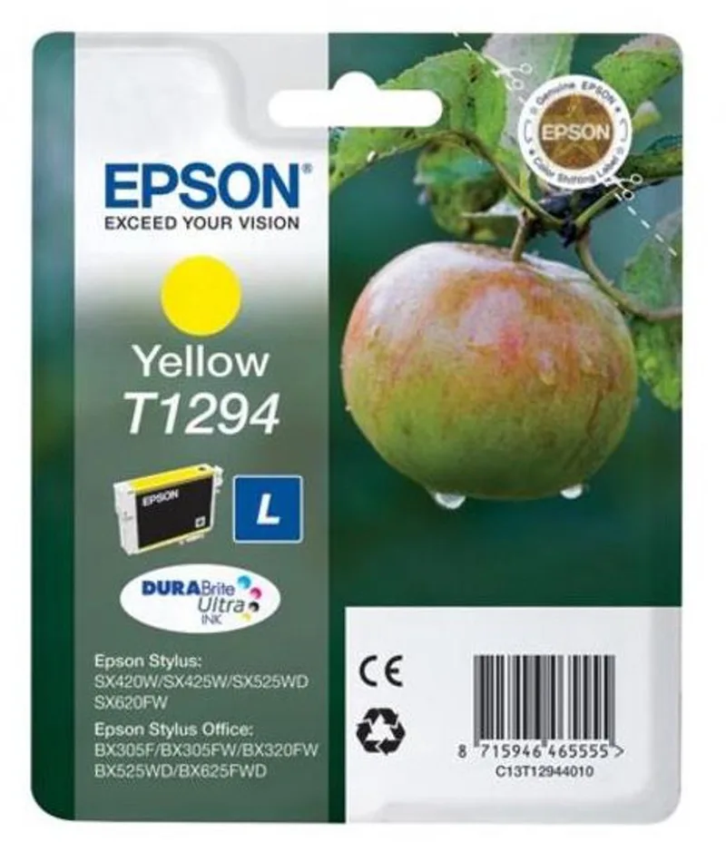inktpatroon Yellow T1294 DURABrite Ultra Ink de Epson en Jaune – photo produit