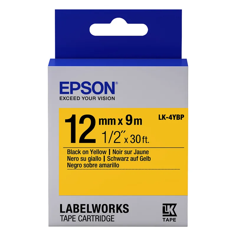 LK-4YBP label-making tape von Epson – Produktfoto