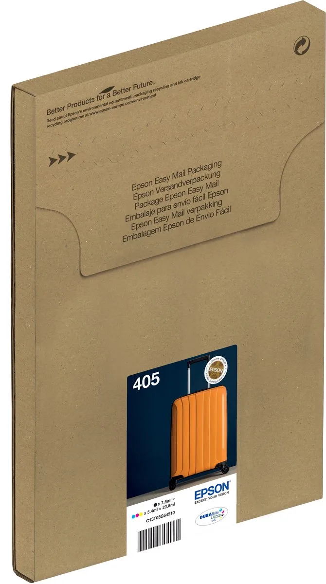 Multipack 4-colours 405 EasyMail de Epson en Noir, Cyaan, Magenta, Jaune – photo produit
