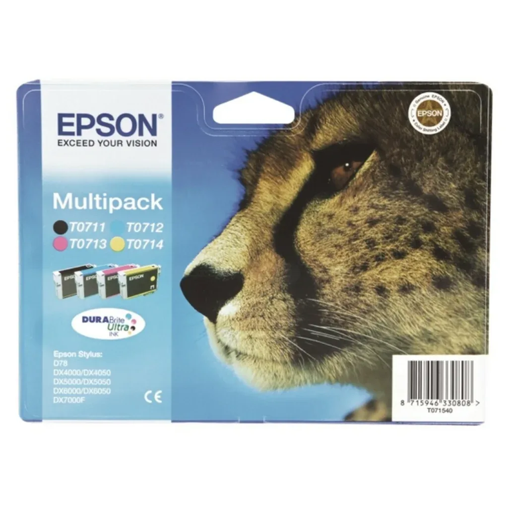 Multipack T0711 + T0712 + T0713 +T0714 T0715 N/A by Epson – product photo