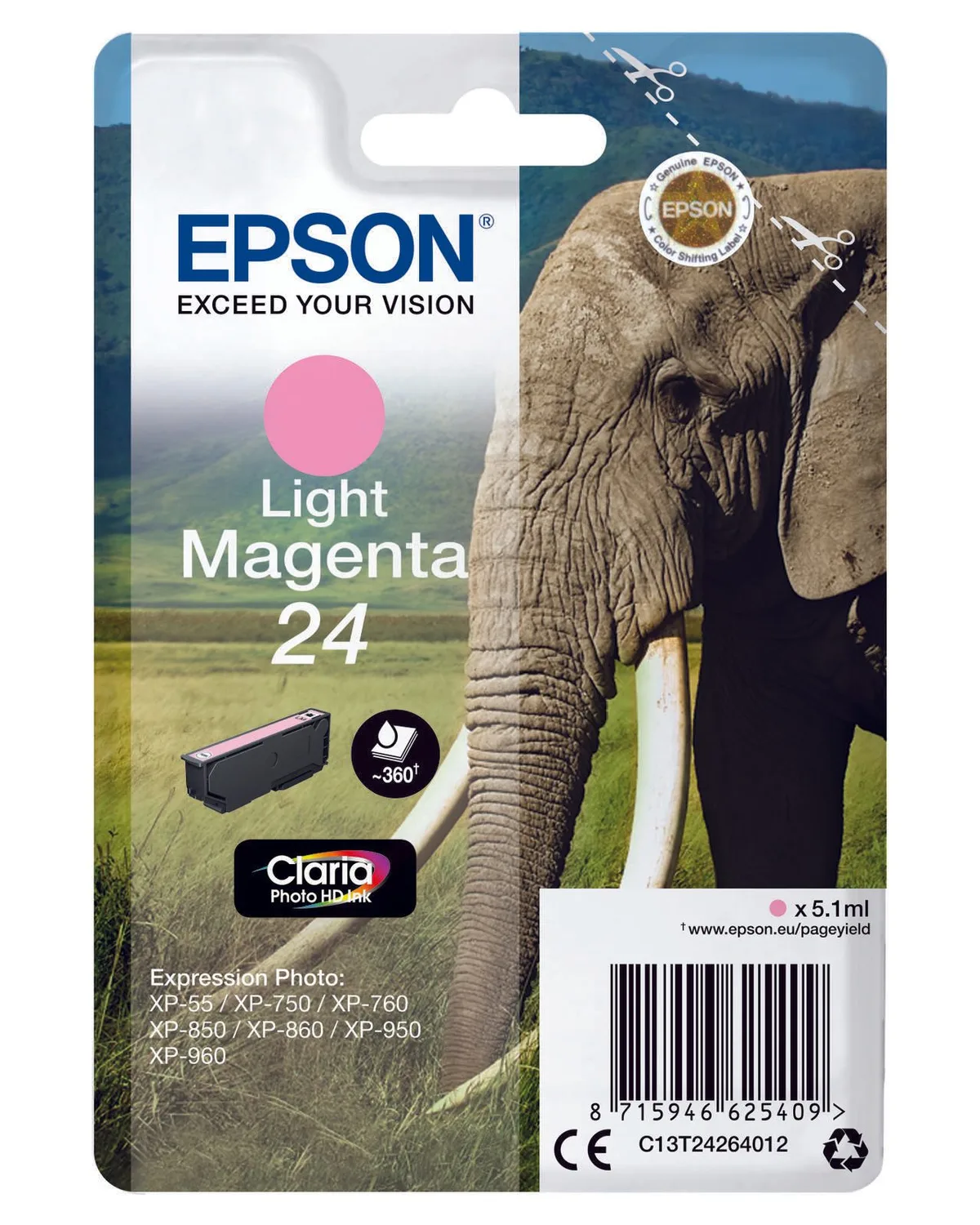 Ink Claria Photo Hd T2426 Blækpatron fra Epson – produktbillede