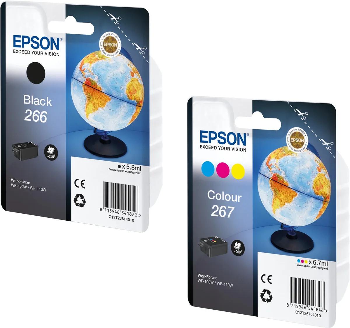 Original 266 / 267 Druckerpatronen - Multipack von Epson – Produktfoto
