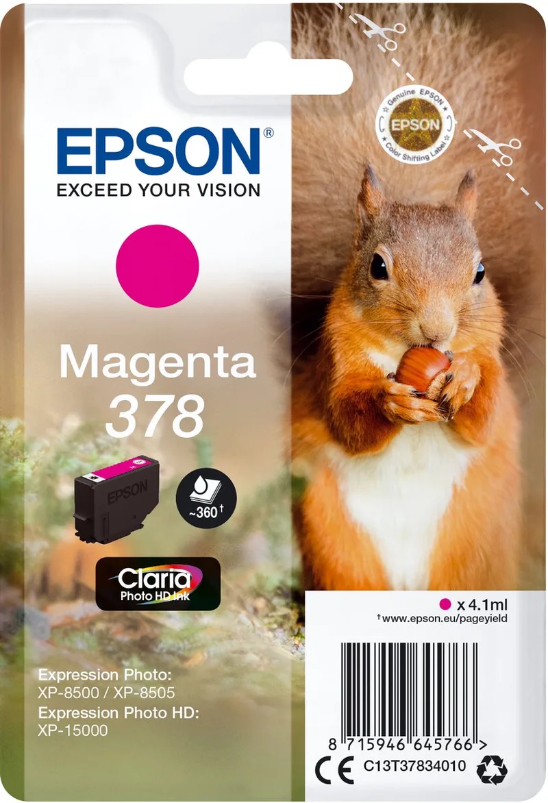Original Ink Cartridge Epson 378 by Epson in Magenta – product photo