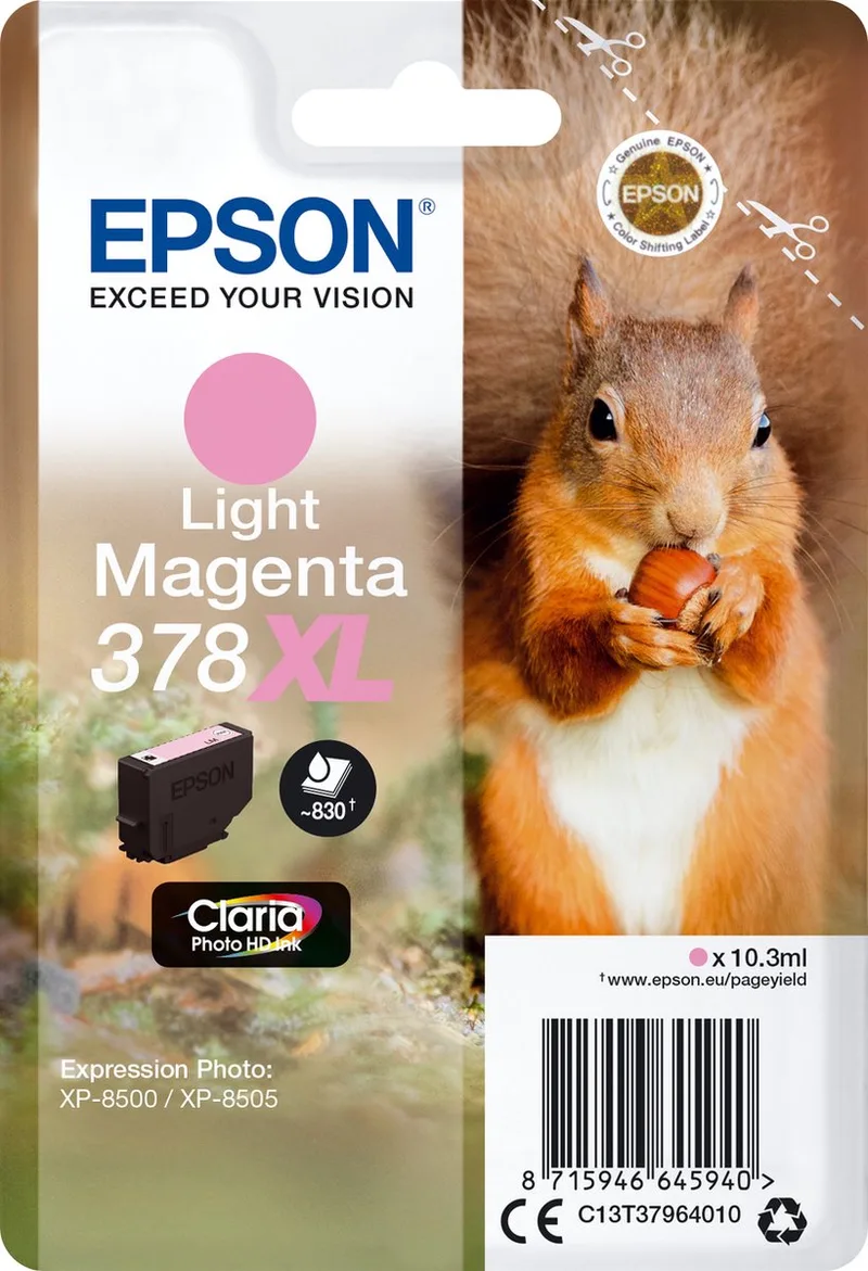 Original Ink Cartridge Epson 378XL 10,3 ml by Epson in Magenta – product photo