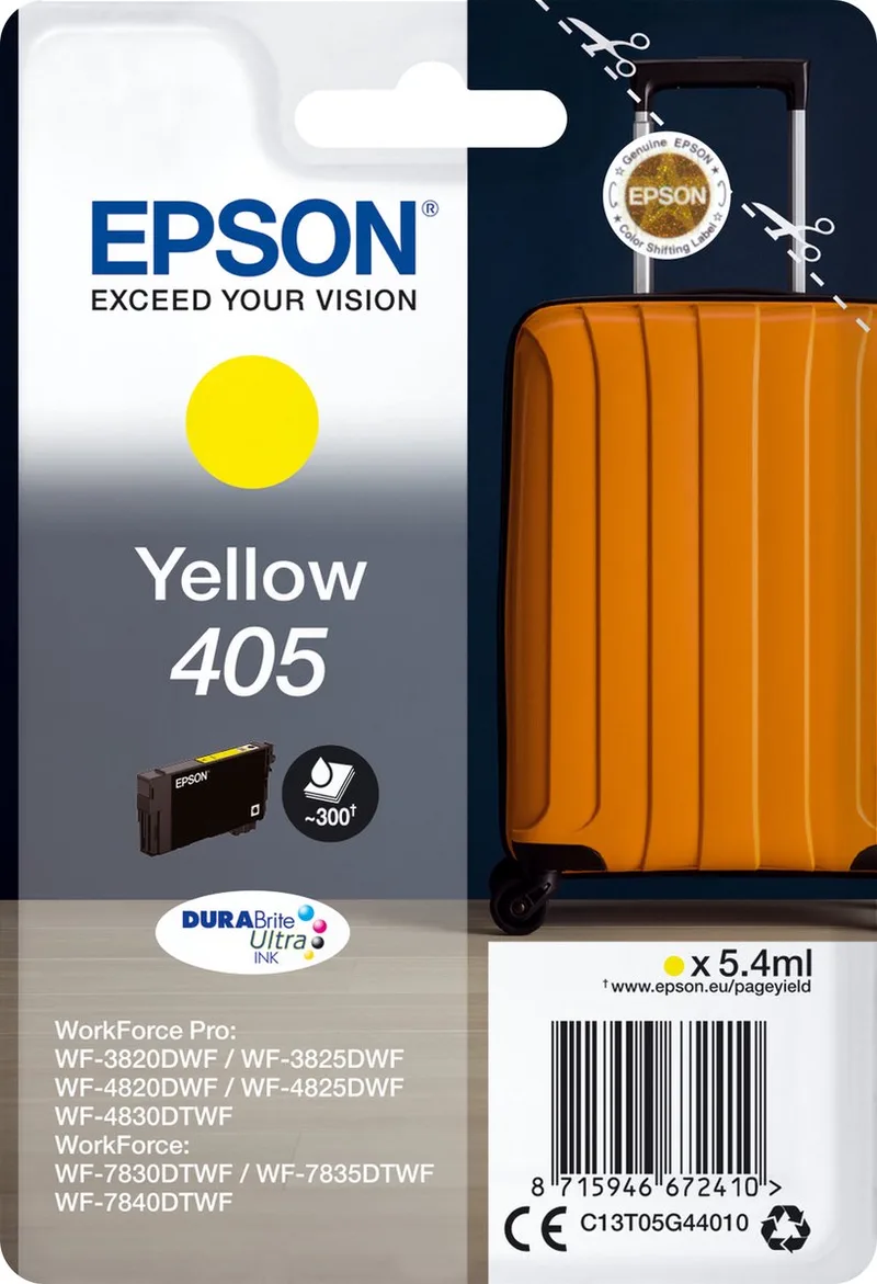 Original Ink Cartridge Epson 405 yellow by Epson in Yellow – product photo 1 of 2