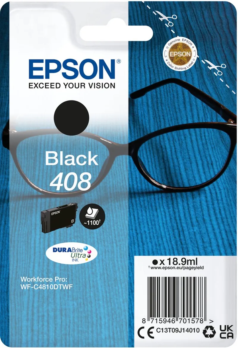 Original Ink Cartridge Epson 408 Black by Epson in Black – product photo