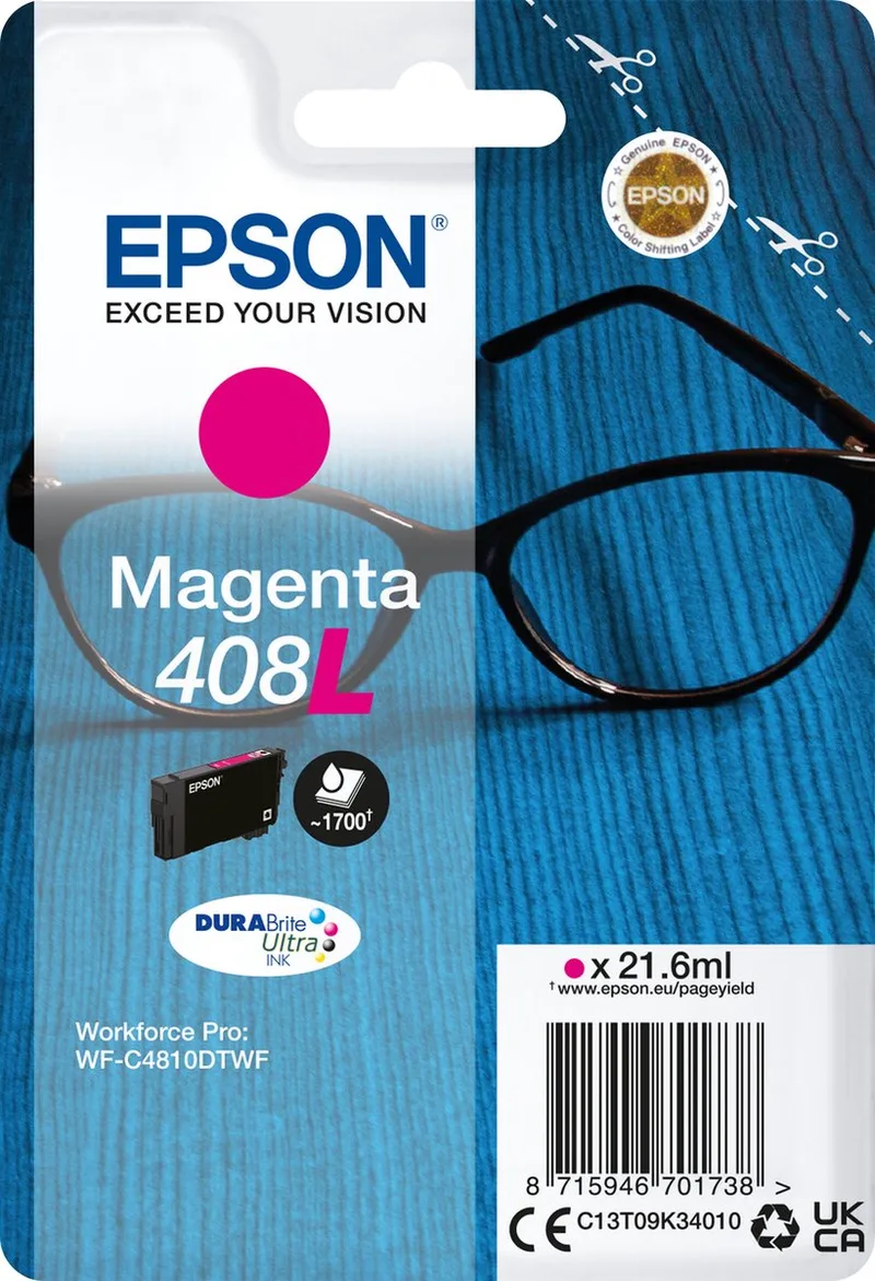 Original Ink Cartridge Epson 408L by Epson in Magenta – product photo