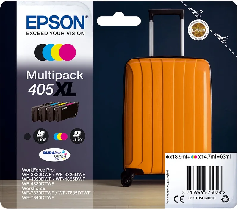 Original Ink Cartridge Epson C13T05H64020 Black Multicolour de Epson en Noir – photo produit