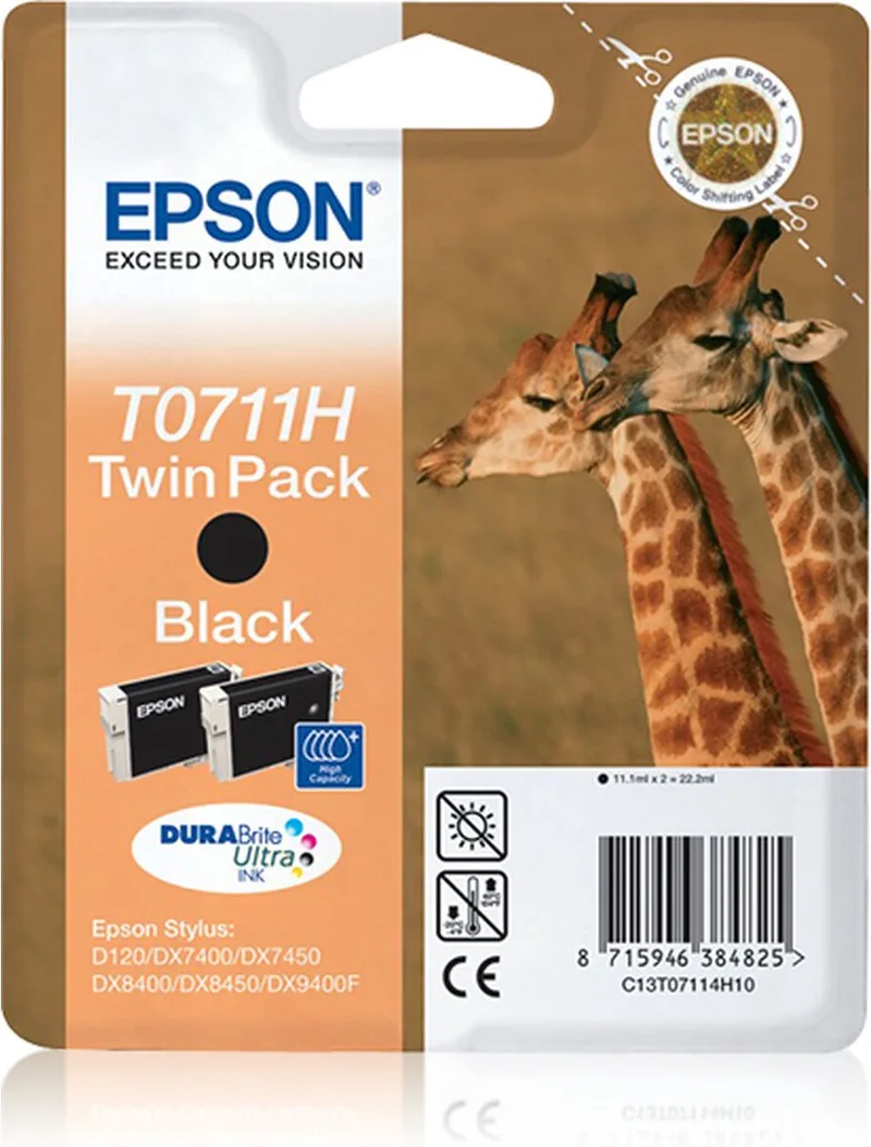 Original Ink Cartridge Epson C13T07114H20 by Epson in Black – product photo