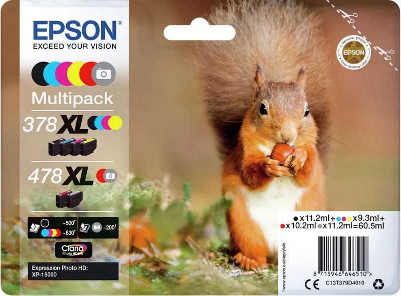 Original Ink Cartridge Epson C13T379D4010 Multicolour by Epson – product photo