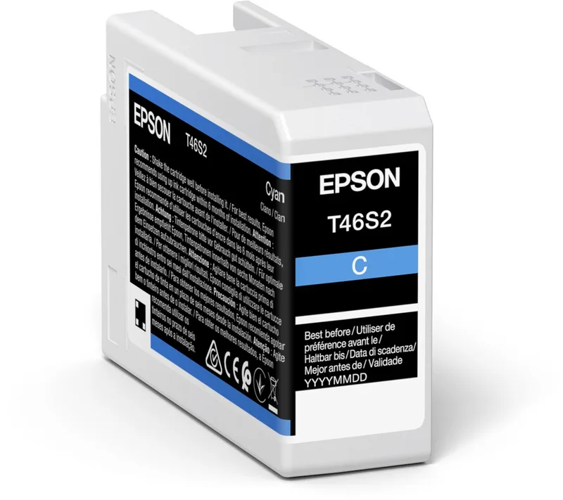 Original Ink Cartridge Epson C13T46S200 25 ml Black Blue von Epson in Cyan – Produktfoto