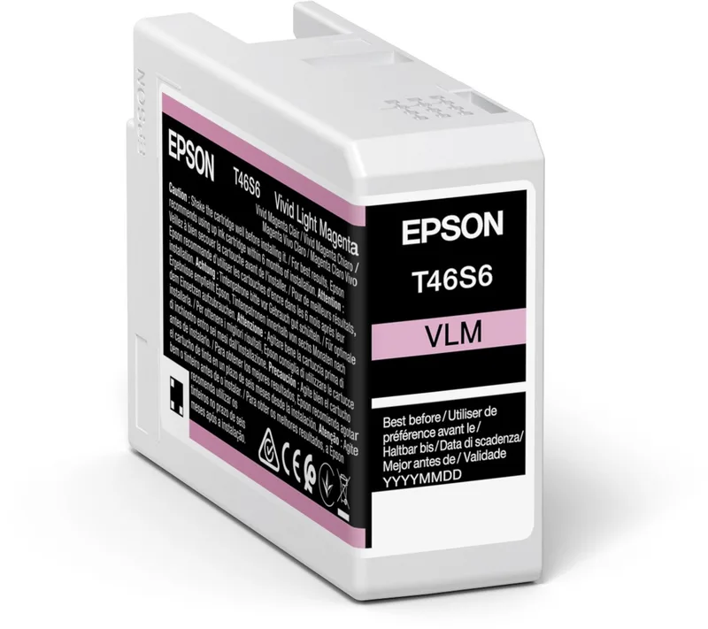 Original Ink Cartridge Epson C13T46S600 25 ml Black Magenta von Epson in Licht Magenta – Produktfoto