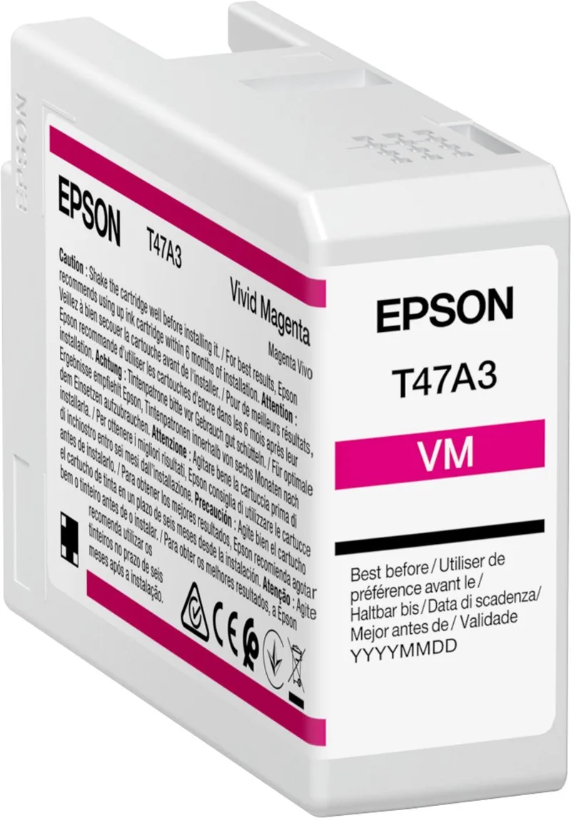 Original Ink Cartridge Epson C13T47A300 50 ml Black de Epson en Magenta – photo produit