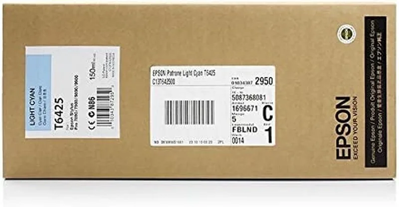 Original Ink Cartridge Epson C13T642500 Blue Cyan von Epson in Cyaan – Produktfoto