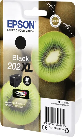 Original Ink Cartridge Epson Singlepack Black 202XL Claria Premium Ink Black by Epson in Black – product photo 2 of 2