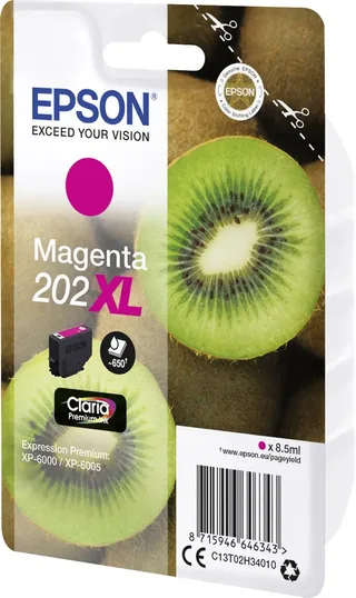 Original Ink Cartridge Epson Singlepack Magenta 202XL Claria Premium Ink Magenta de Epson en Magenta – photo produit 2 sur 2