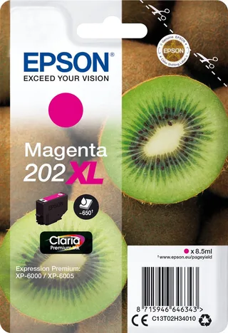 Original Ink Cartridge Epson Singlepack Magenta 202XL Claria Premium Ink Magenta de Epson en Magenta – photo produit 1 sur 2