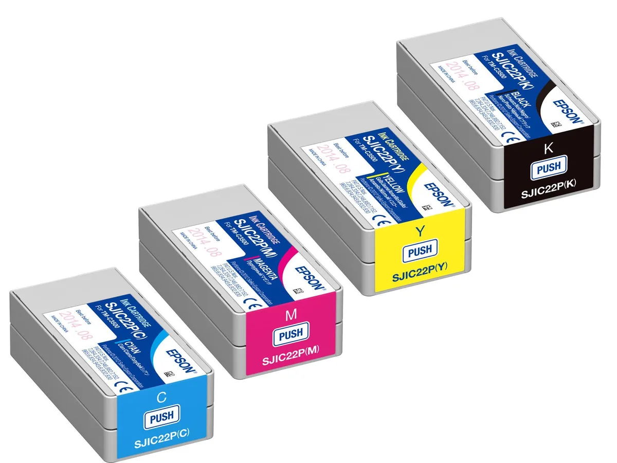 Original SJIC22P Druckerpatronen - 4er Multipack de Epson – photo produit