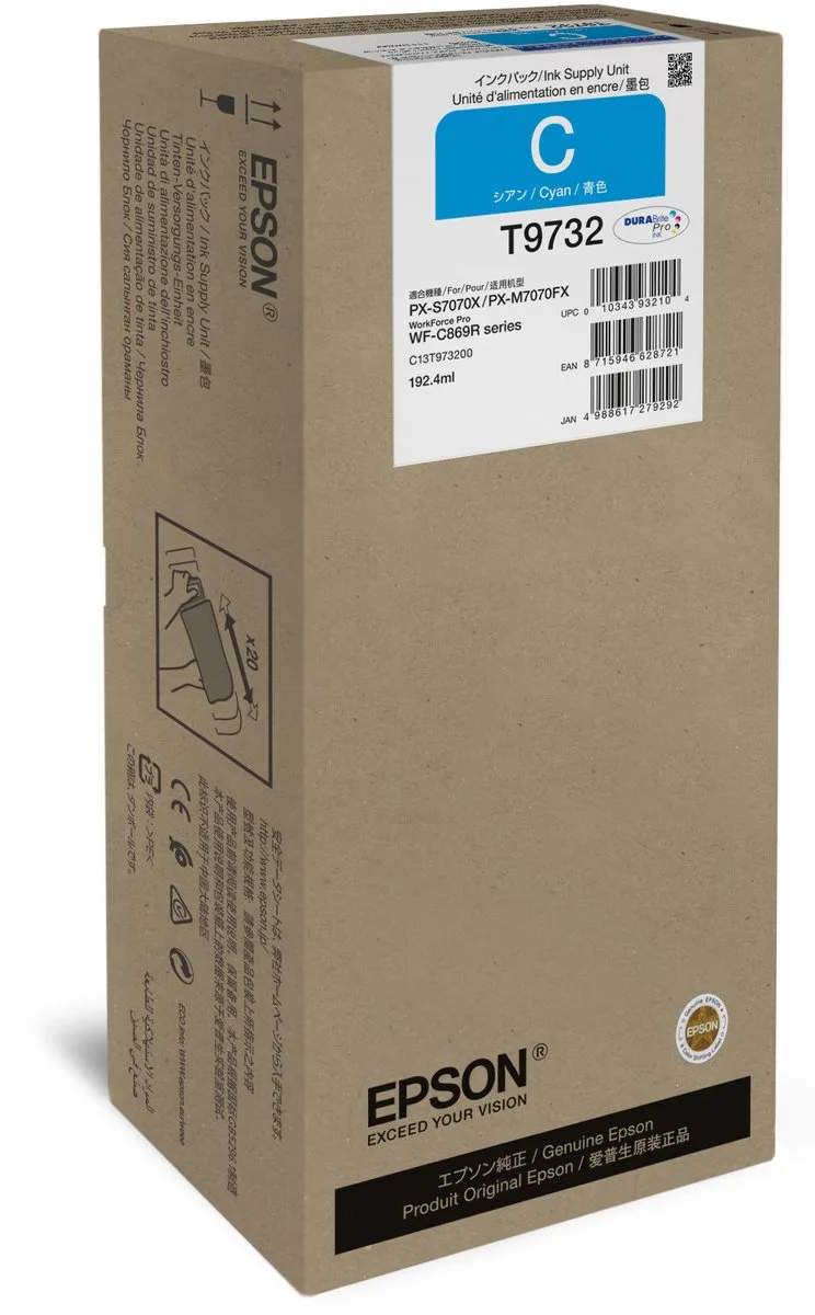 Originele Toner Epson WF-C869R von Epson in Cyaan – Produktfoto