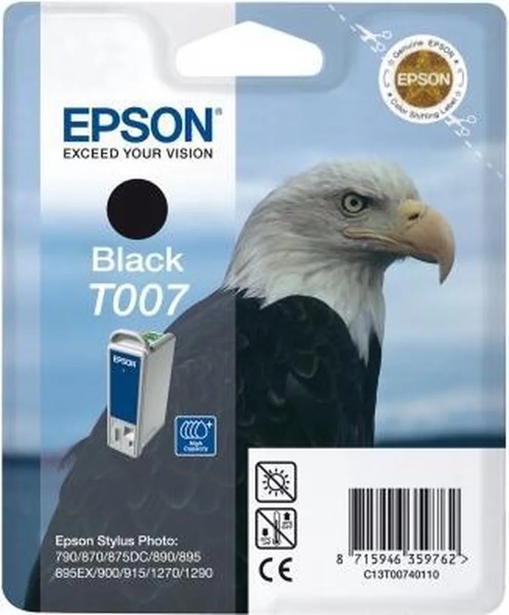 T007 - Inktcartridge / Zwart de Epson en Noir – photo produit