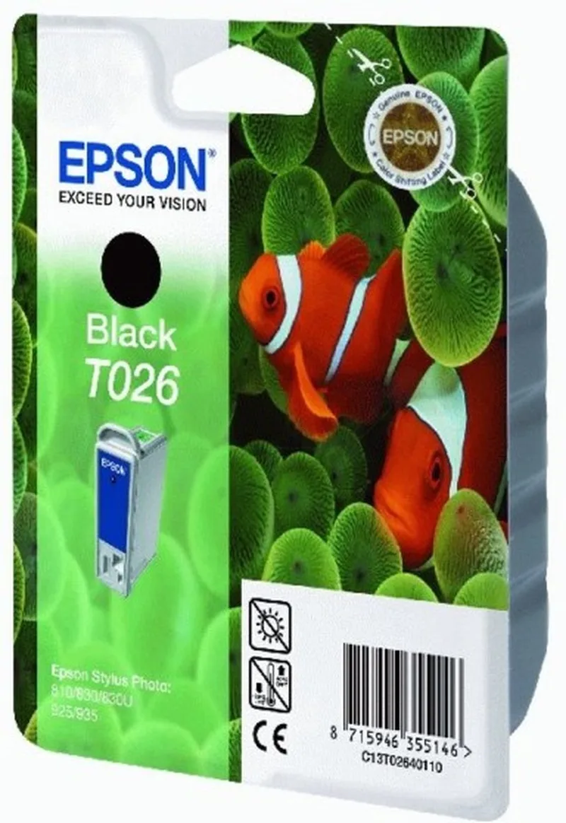 T026 - Inktcartridge / Zwart by Epson in Black – product photo