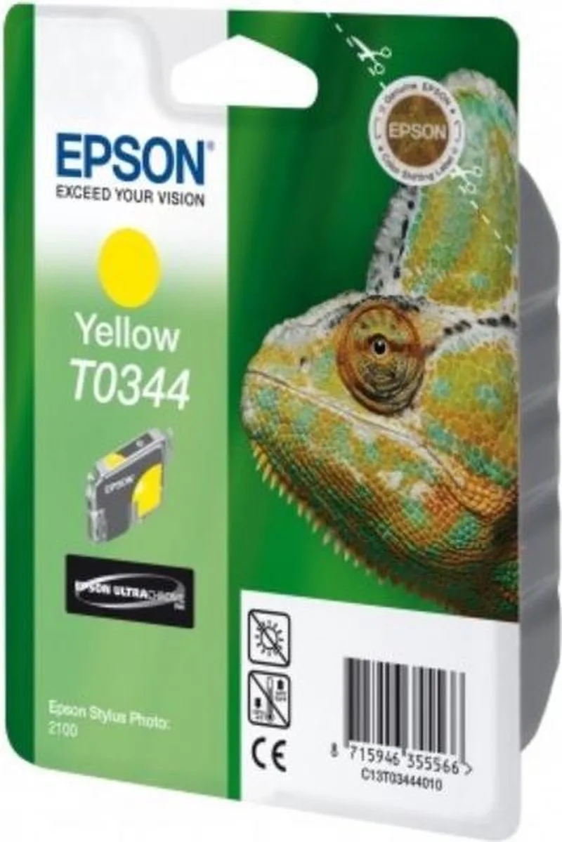 T0344 - Inktcartridge / Geel von Epson in Gelb – Produktfoto