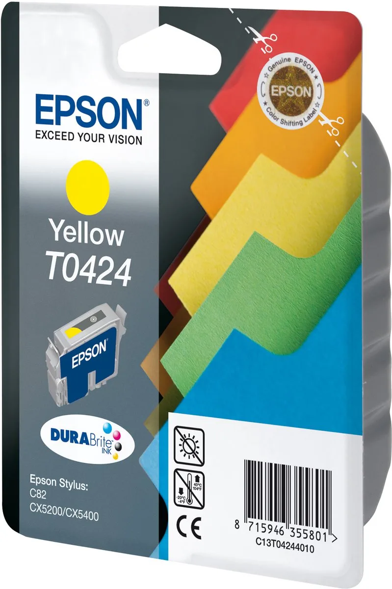 T0424 - Inktcartridge / Geel de Epson en Jaune – photo produit