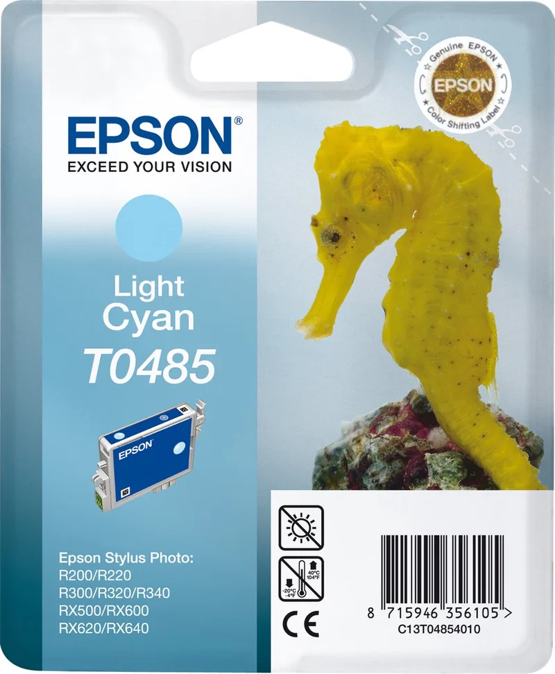 T0485 - Inktcartridge / Licht Cyaan by Epson in Licht Cyaan – product photo