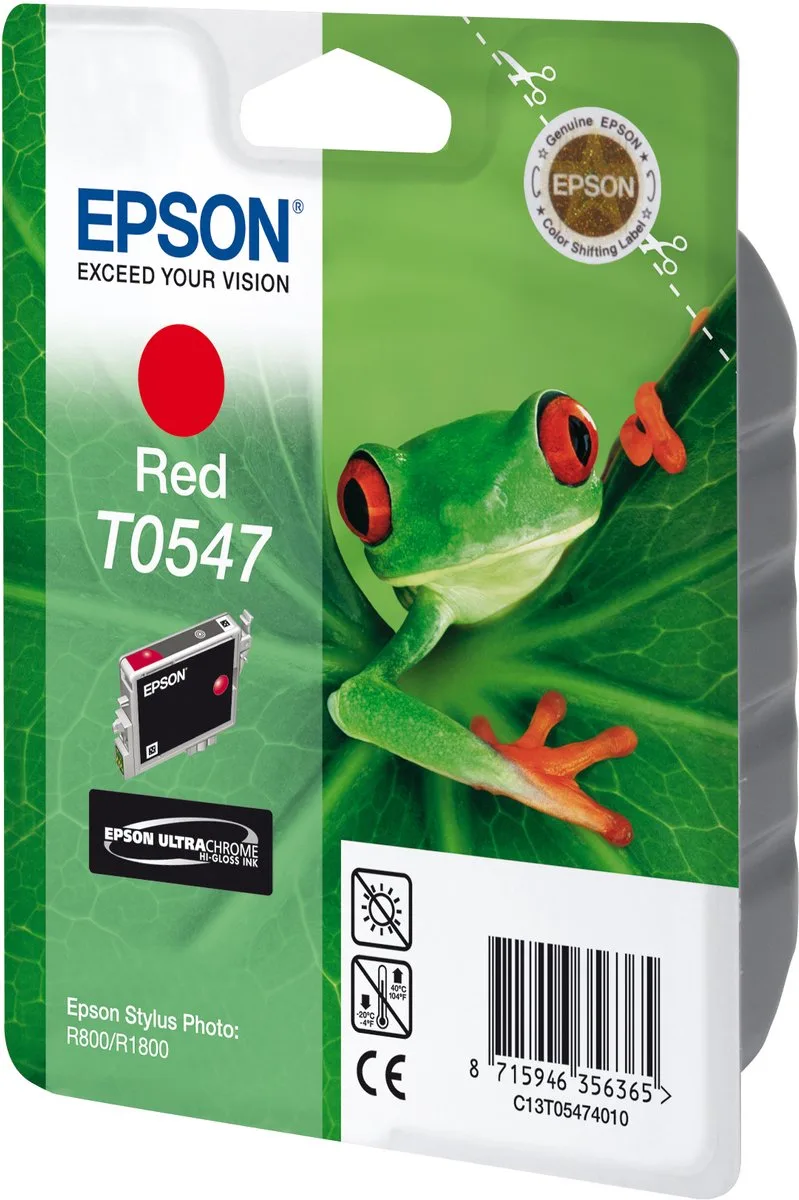 T0547 - Inktcartridge / Rood de Epson en Rouge – photo produit