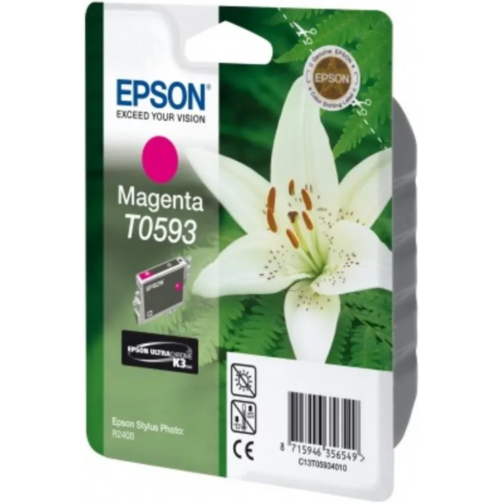 Epson T0593 Blækpatron Magenta T0593 N/A fra Epson – produktbillede