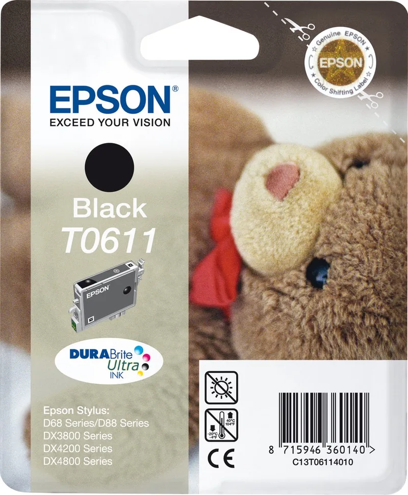T0611 - Inktcartridge / Zwart by Epson in Black – product photo