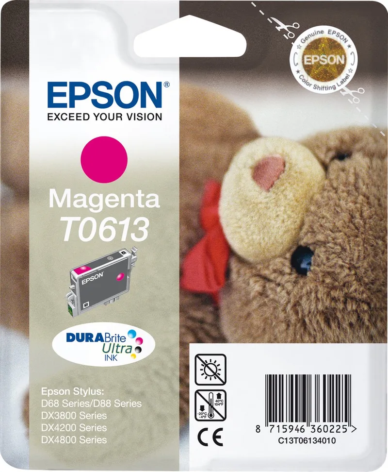T0613 - Inktcartridge / Magenta von Epson in Magenta – Produktfoto