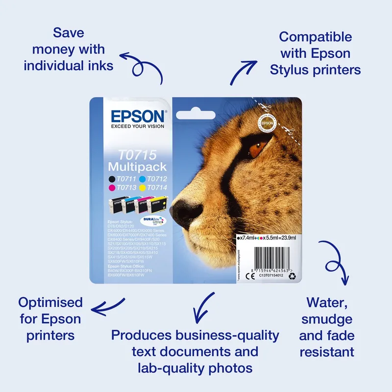 T0711 - Inktcartridge / Zwart by Epson in Black – product photo
