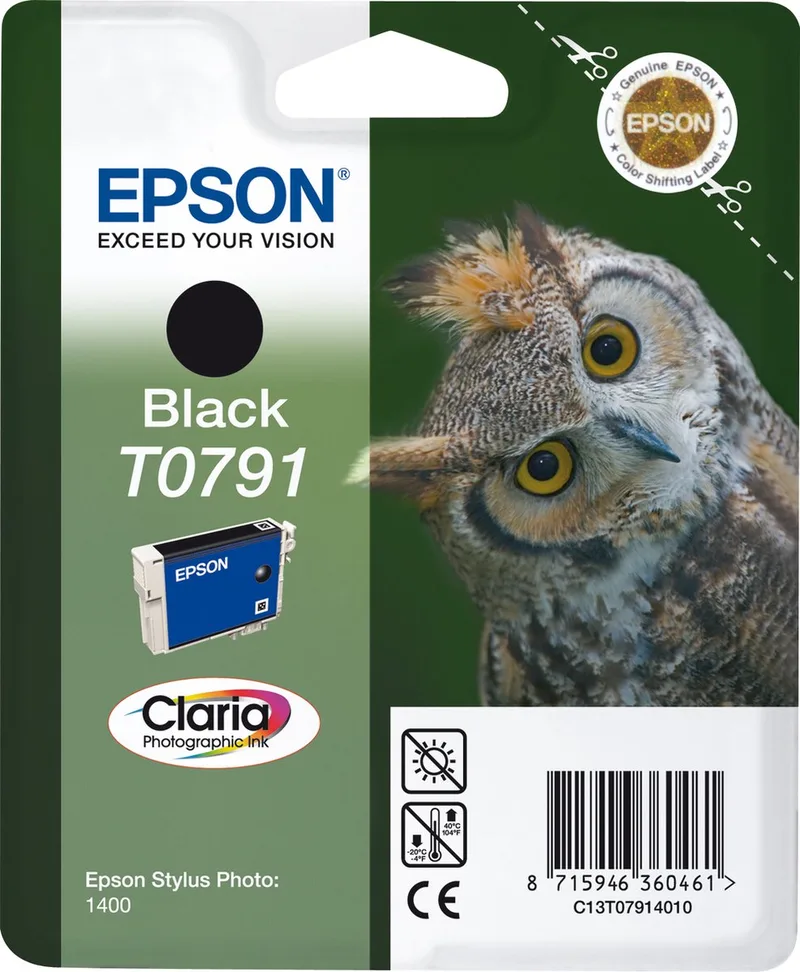 T0791 - Inktcartridge / Zwart by Epson in Black – product photo