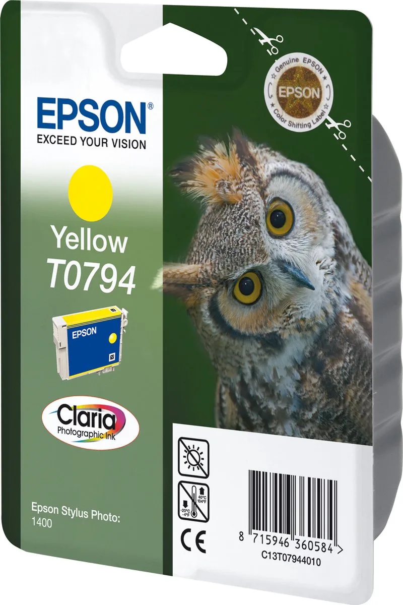 T0794 - Inktcartridge / Geel von Epson in Gelb – Produktfoto