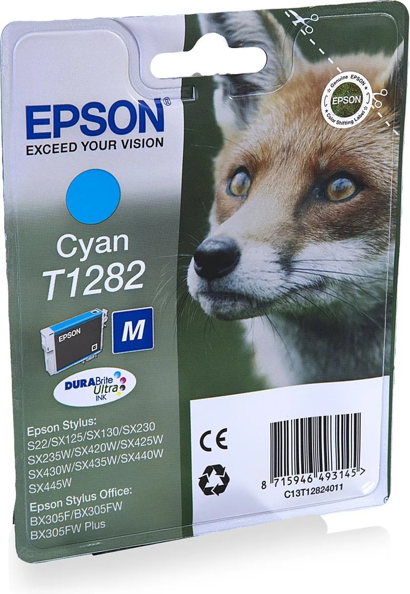 T12824011 inktcartridge - Cyaan de Epson en Cyaan – photo produit