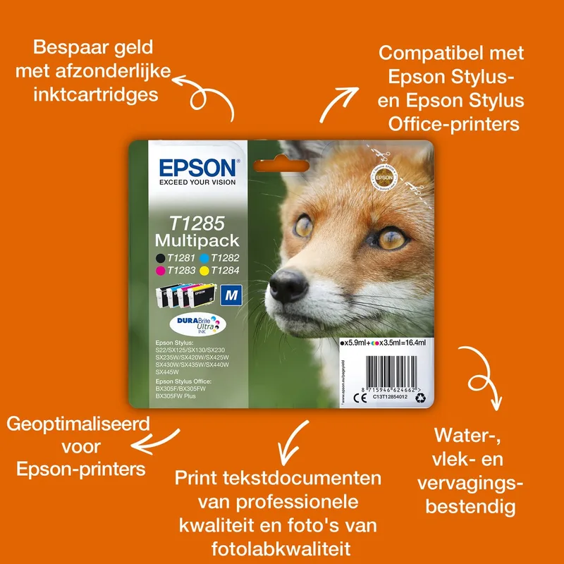T1285 - Inktcartrdige / Multipack by Epson in Multicolour – product photo