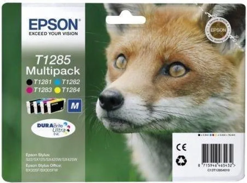 T1285 - Inktcartridge / Cyaan / Magenta / Zwart de Epson en Jaune – photo produit