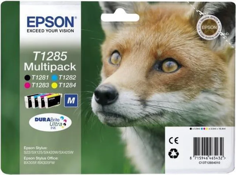 T1285 multipack zwart en kleur by Epson in Zwart en kleur – product photo
