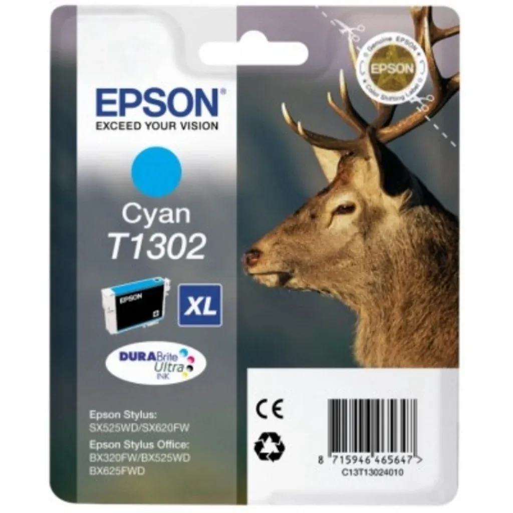 Ink Dura Brite T 130 T 1302 Inktcartridge van Epson – productfoto