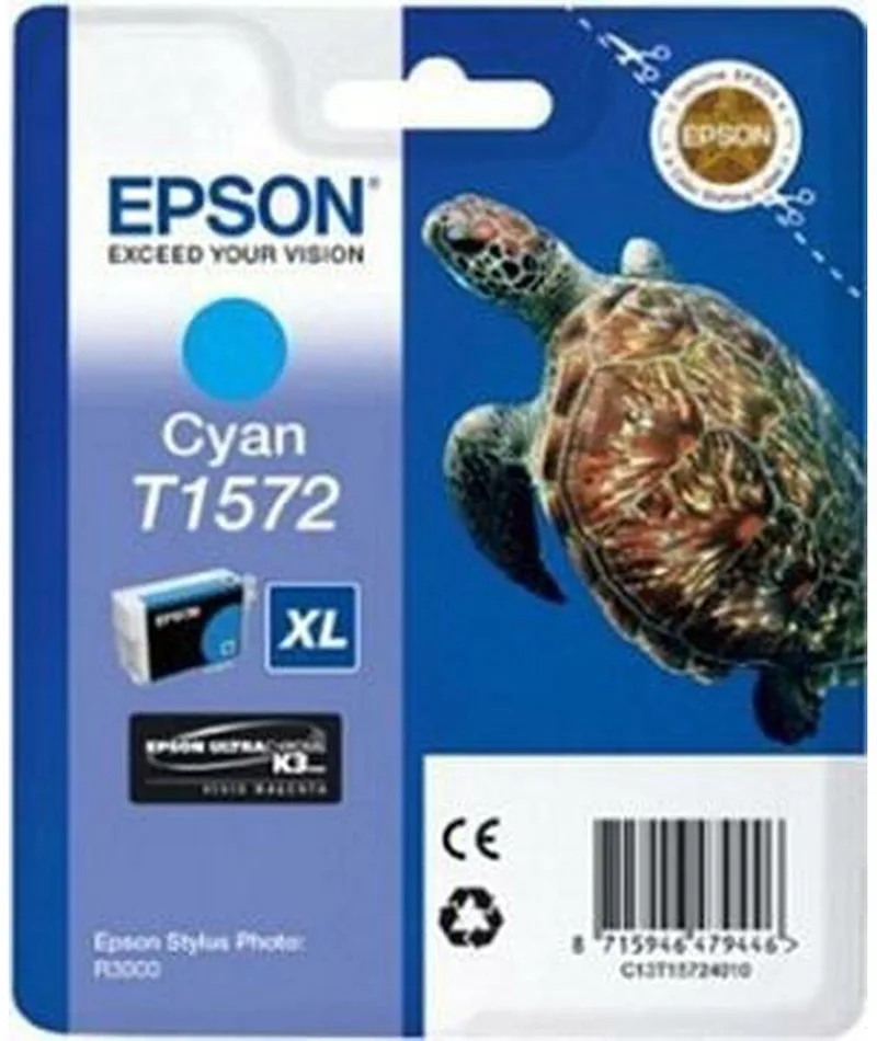T1572 - Inktcartridge / Cyaan by Epson in Cyaan – product photo