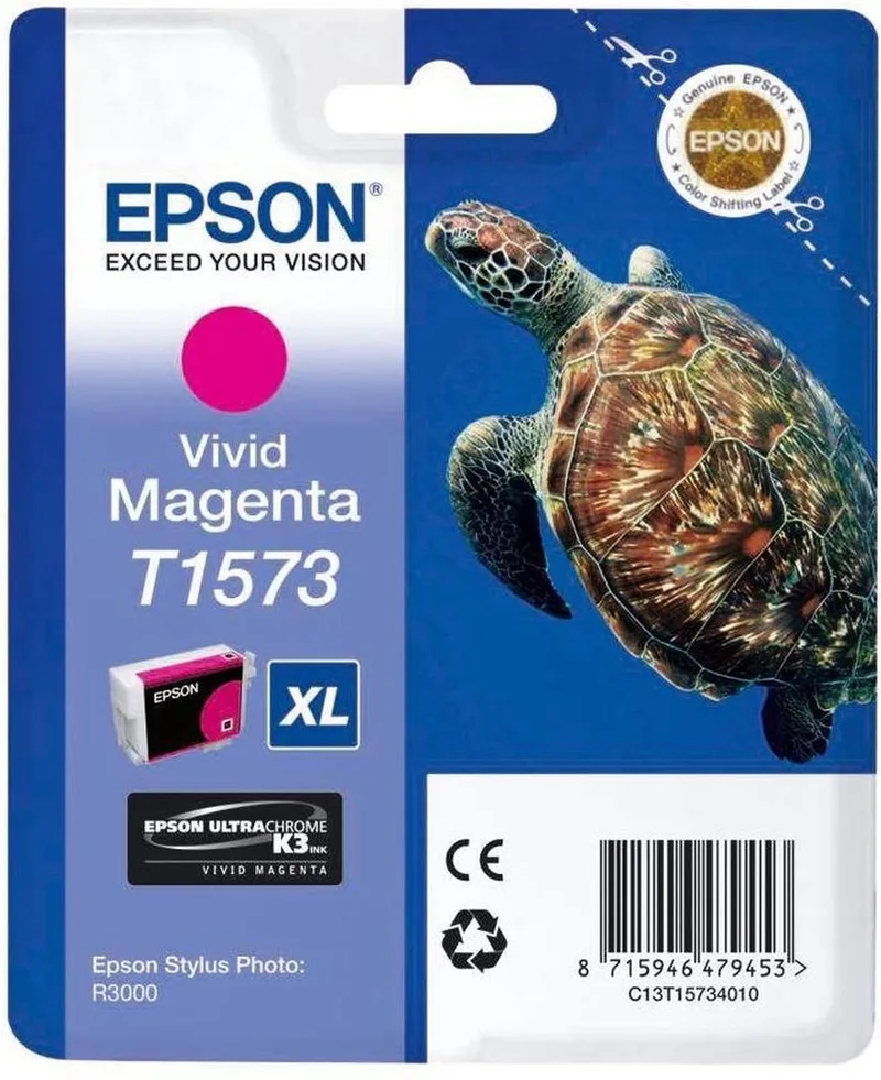 T1573 - Inktcartridge / Magenta by Epson in Magenta – product photo