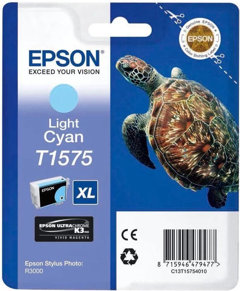 T1575 - Inktcartridge / Licht by Epson in Cyaan – product photo