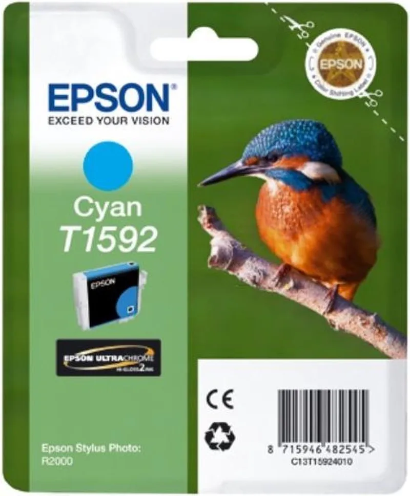 T1592 - Inktcartridge / Cyaan by Epson in Cyaan – product photo