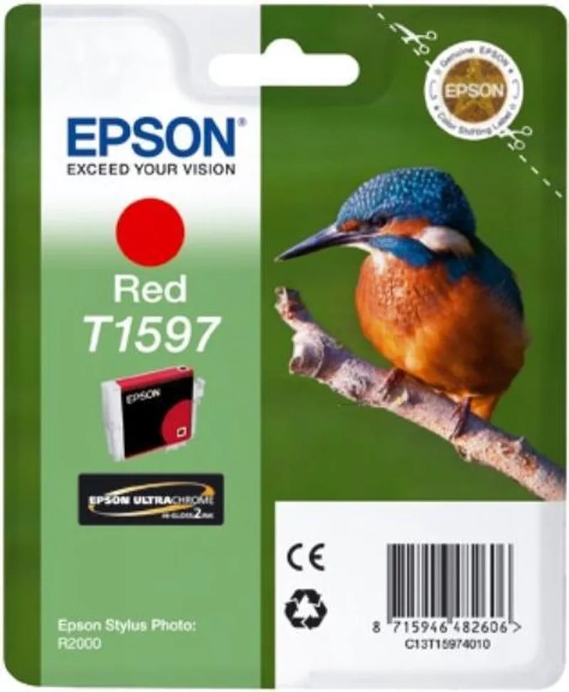 T1597 - Inktcartridge / Rood de Epson en Rouge – photo produit