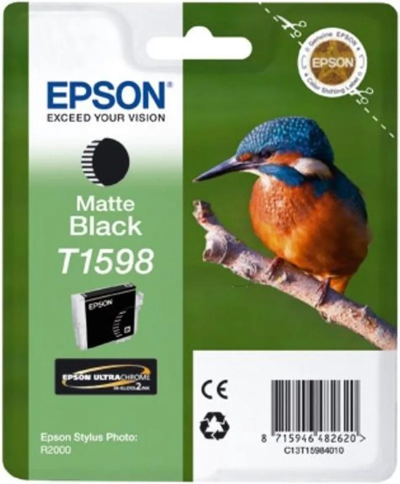 T1598 - Inktcartridge / Mat van Epson in Zwart – productfoto
